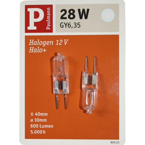 Paulmann 28w doppelpack gy6 - 28w, gy6,35